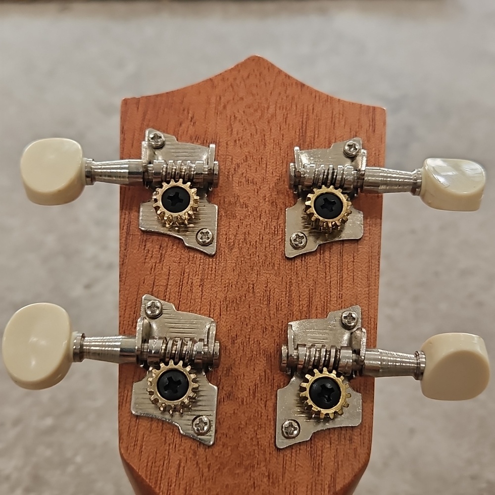 Natural Wood Ukulele with Light Brown Neck - Picture 8 of 14